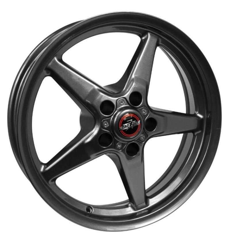 Race Star 92-850245G 92 Drag Star Bracket Racer 18x5 5x120bc 2.00bs Metallic Gray Wheel