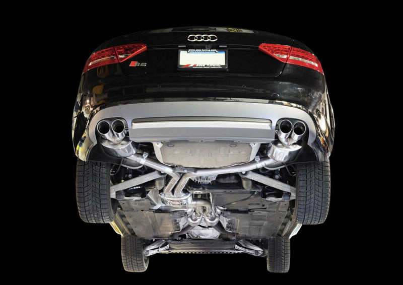 AWE Tuning 3015-42028 Audi B8.5 S5 3.0T Touring Edition Exhaust System - Polished Silver Tips (90mm)