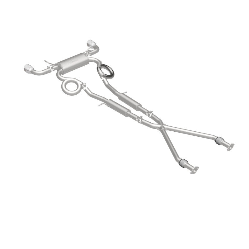 Magnaflow 19135 MagnaFlow Cat-Back 09-17 Nissan 370Z V6 3.7L Street Series SS 2.25in Dual Split Rear Exit Exhaust