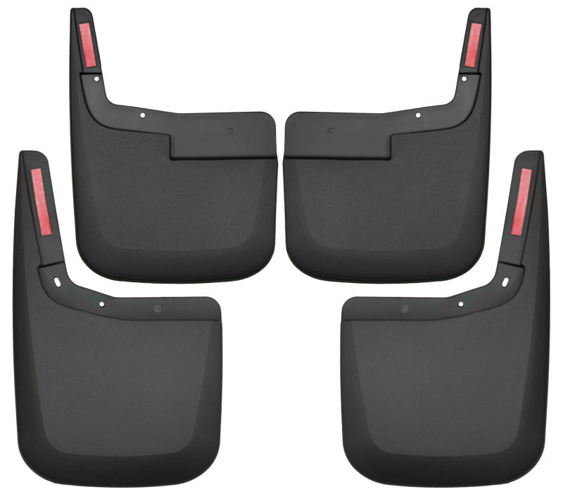 Husky Liners 58446 2015-2017 Ford F-150 w/o Fender Flares Front and Rear Mud Guards - Black