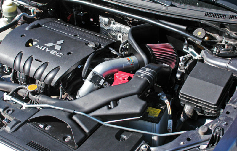K&N Engineering 69-6544TS K&N 07 Mitsubishi Lancer L4-2.0L Silver Typhoon Short RAM Intake