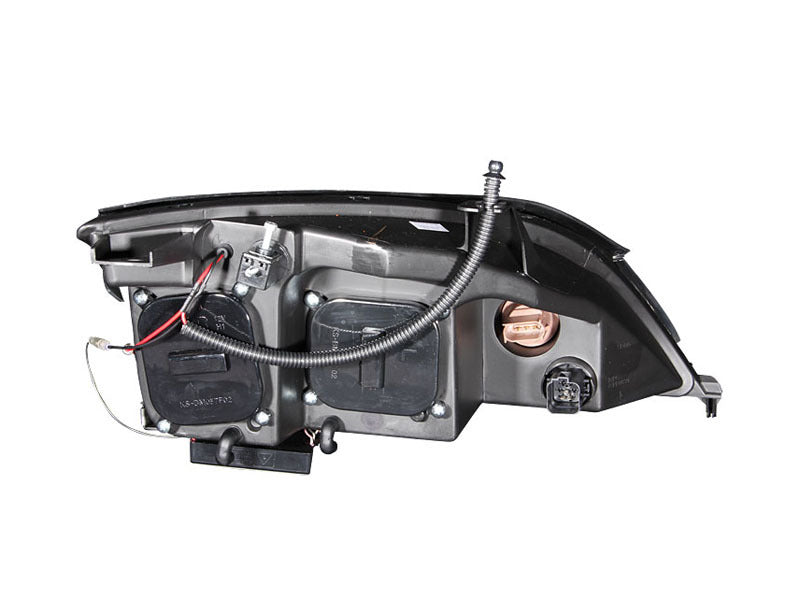 ANZO 121198 2005-2007 Ford Focus Projector Headlights w/ Halo Black