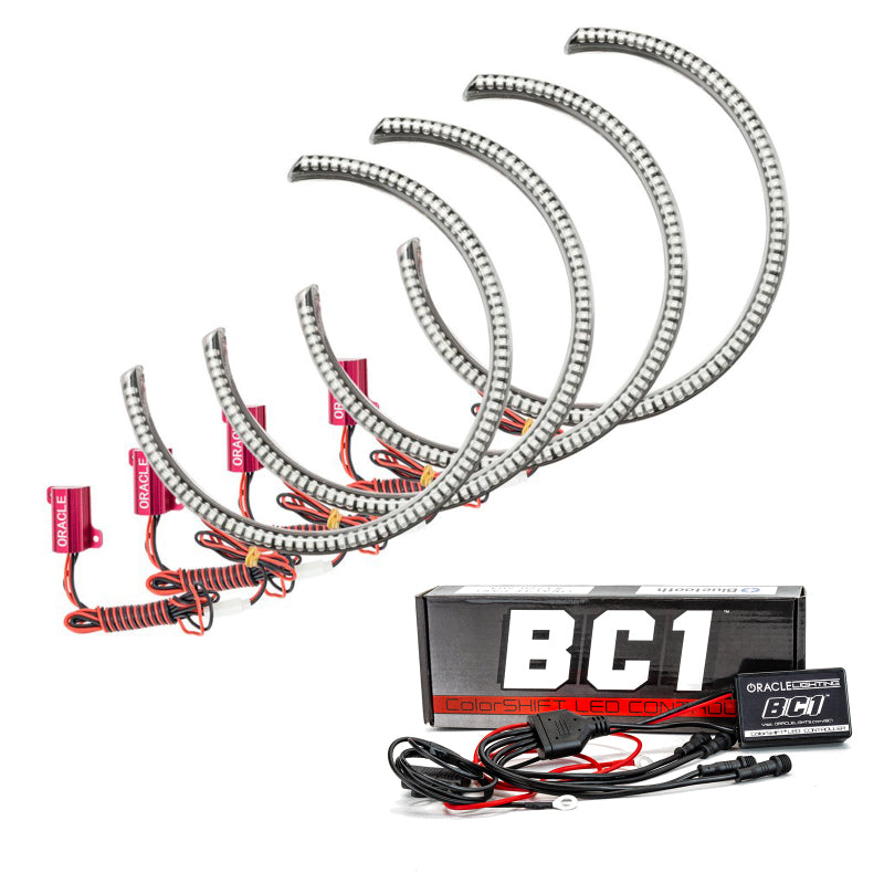ORACLE Lighting 3990-335 Oracle 15-21 Dodge Challenger LED Waterproof Halo Kit - ColorSHIFT - BC1 SEE WARRANTY