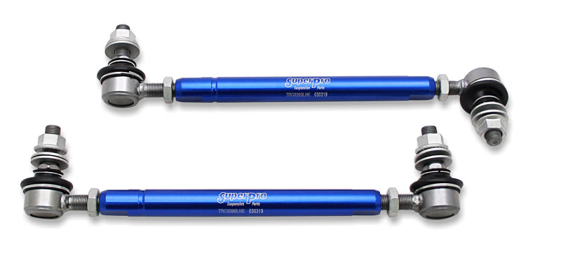 Superpro TRC12200 SuperPro 2001 Toyota Highlander Limited Front HD Adjustable End Link Set (12mm Studs 254mm-305mm)