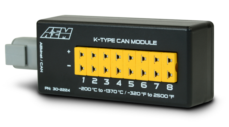 AEM 30-2224 8 Channel K-Type Thermocouple EGT CAN Module