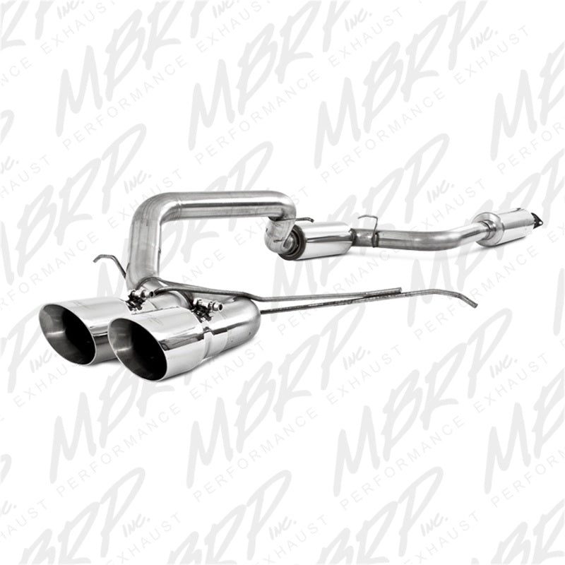 MBRP S4200409 13-14 Ford Focus ST 2.0L EcoBoost Dual Center Outlet T409 3in Cat Back