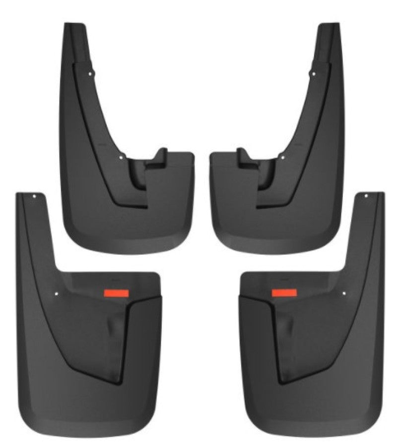 Husky Liners 58046 19-22 RAM 2500/3500 w/o OEM Fender Flares Custom Front & Rear Mud Guard Set - Black