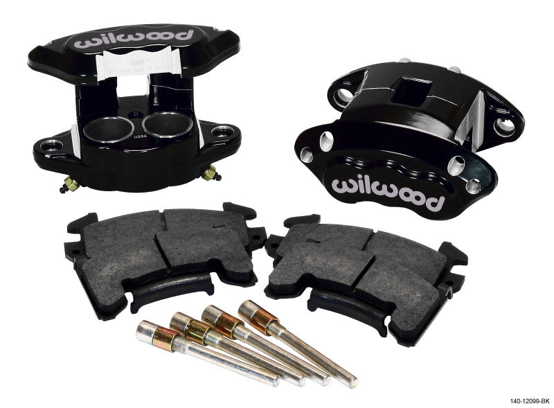 Wilwood 140-12099-BK D154 Front Caliper Kit - Black 1.62 / 1.62in Piston 1.04in Rotor