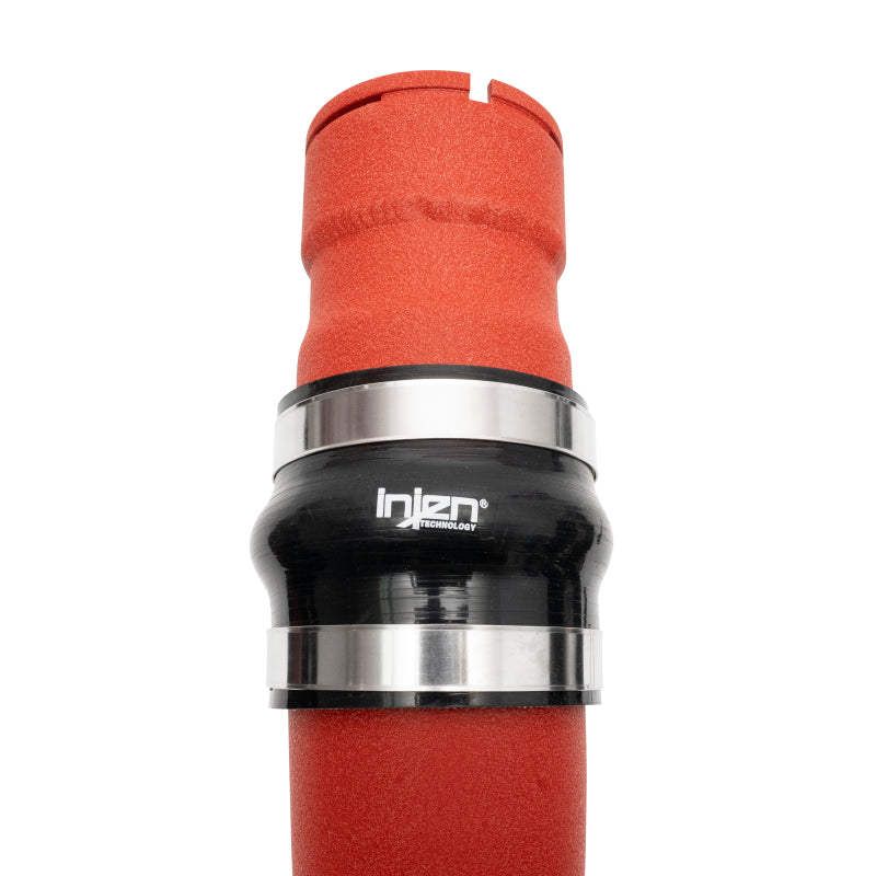 Injen SES9004ICPHWR 17-22 Ford F250/F/350/F-450/F-550 V8-6.7L Turbo Diesel Wrnkl Red Intercooler Hot Side Piping