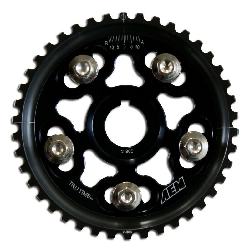 AEM 23-801BK 92-01 Honda Prelude Si VTEC/ Base & SH True Black Tru-Time Cam Gear