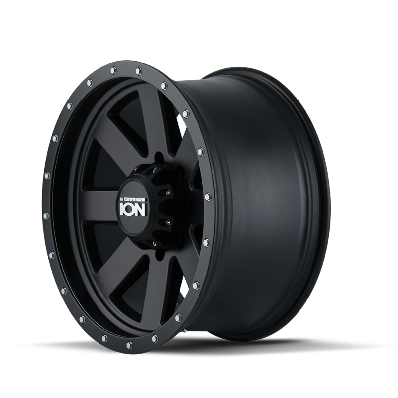 ION Wheels 134-8185MG ION Type 134 18x10 / 5x139.7 BP / -19mm Offset / 108mm Hub Matte Gunmetal/Black Beadlock Wheel