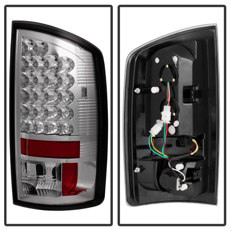 SPYDER 5002563 Spyder Dodge RAM 02-06 1500/RAM 2500/3500 03-06 LED Tail Light Chrome ALT-YD-DRAM02-LED-C