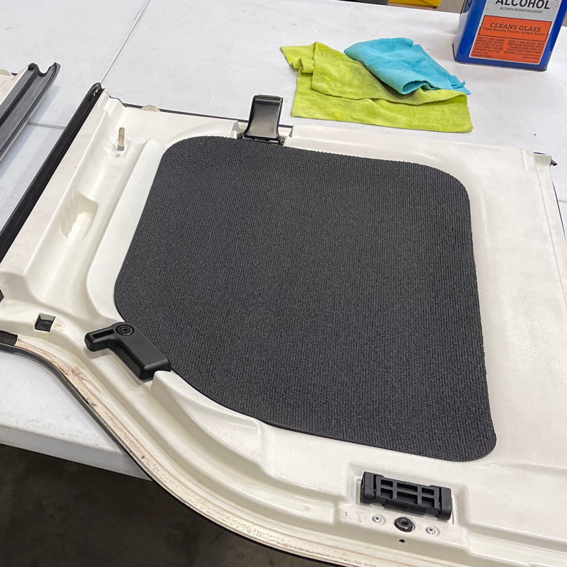 DEI 50285 11-18 Jeep Wrangler JK 2-Door Boom Mat Complete Headliner Kit - 6 Piece - Black