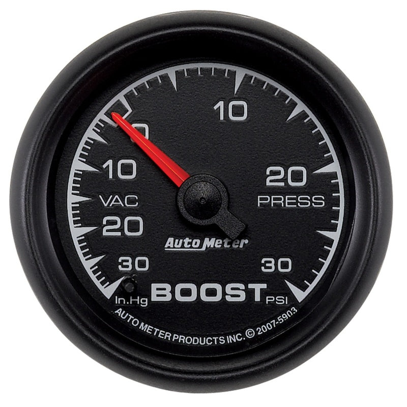 AutoMeter 5903 Autometer ES 52mm Boost/Vacuum Gauge