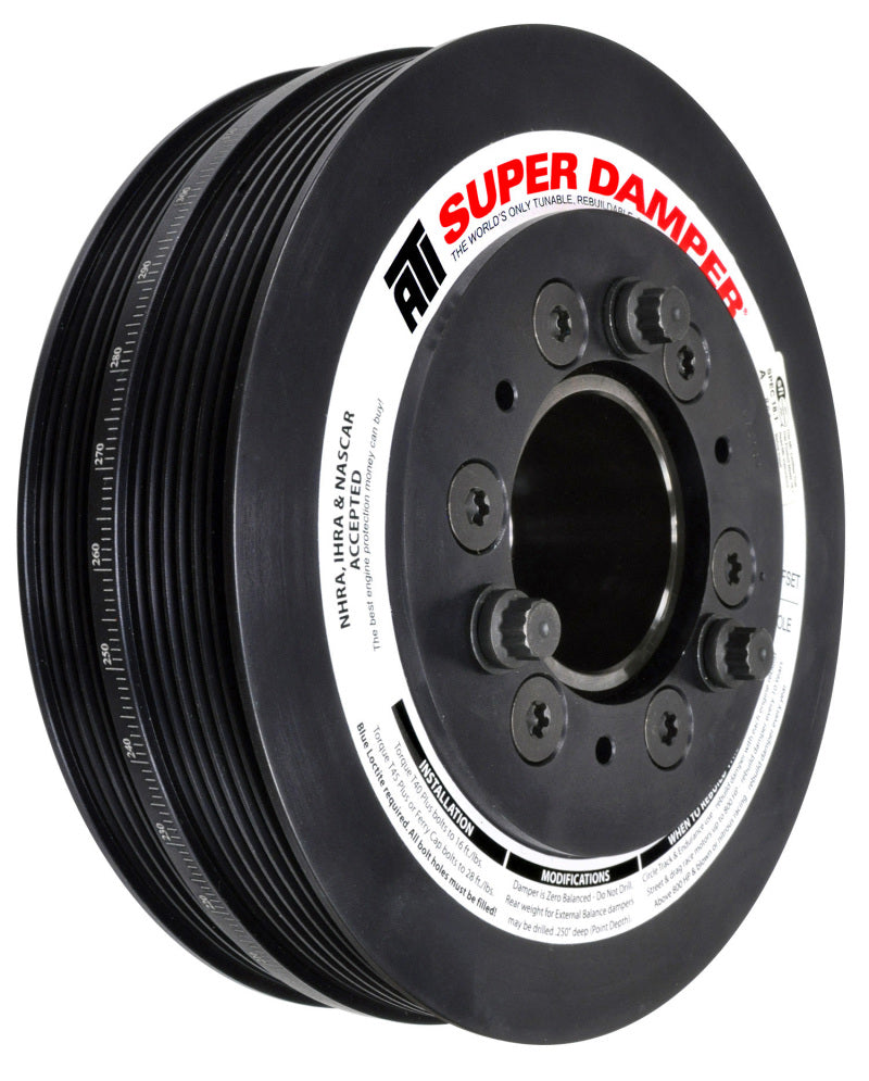 ATI ATI918856 Damper - 7.48in - Alum - 6/4 Grv - 2016+ Chevy Camaro LT1/LT4 Wet Sump - (Excl SC Pulley)