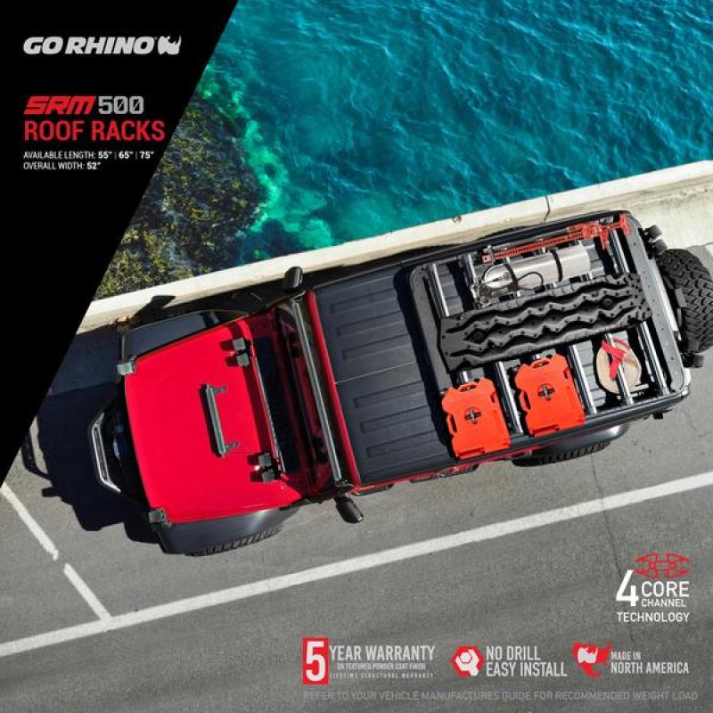 Go Rhino 5935055T SRM 500 Roof Rack - 55in