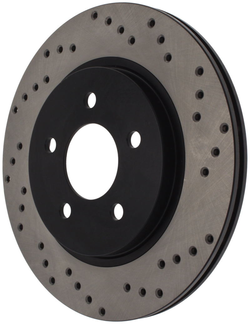 Stoptech 128.61087R StopTech 05-10 Ford Mustang V6/4.0L / GT V8/4.6L Cross Drilled Right Rear Rotor