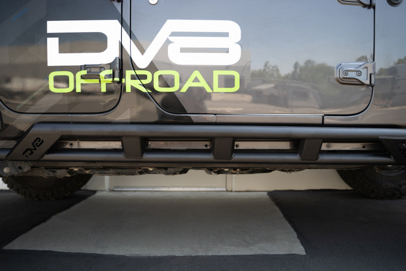 DV8 Offroad SRJL-07 18-23 Jeep Wrangler JL 4 Door FS-15 Series Rock Sliders