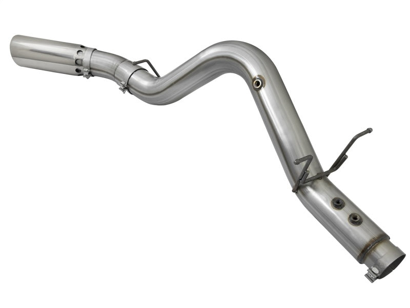 aFe 49-44085-P LARGE BORE HD 5in 409-SS DPF-Back Exhaust w/Polished Tip 2017 GM Duramax V8-6.6L (td) L5P