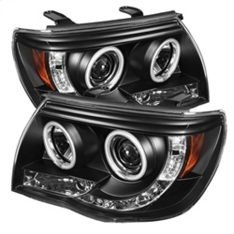 SPYDER 5030283 Spyder Toyota Tacoma 05-11 Projector Headlights CCFL Halo LED Blk High H1 Low H1 PRO-YD-TT05-CCFL-BK