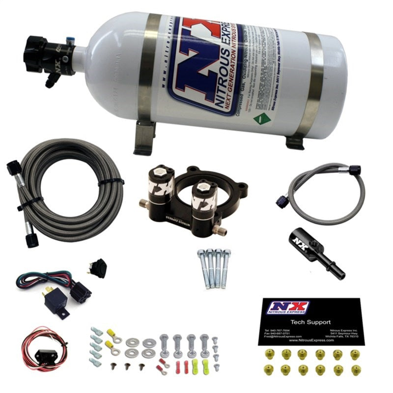 Nitrous Express 20954-10 Ford 2.3L Ecoboost Nitrous Plate Kit w/10lb Bottle