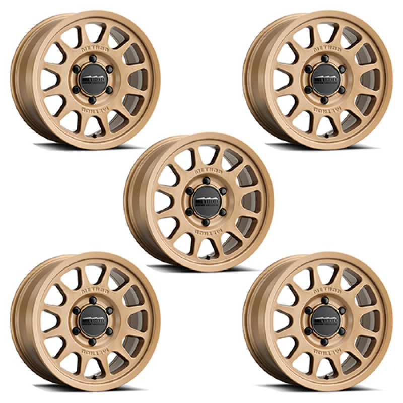 Ford Racing M-1007K-M1785BR 21-23 Bronco (Excl Bronco Raptor) 17x8.5 Method Bronze Wheel Kit