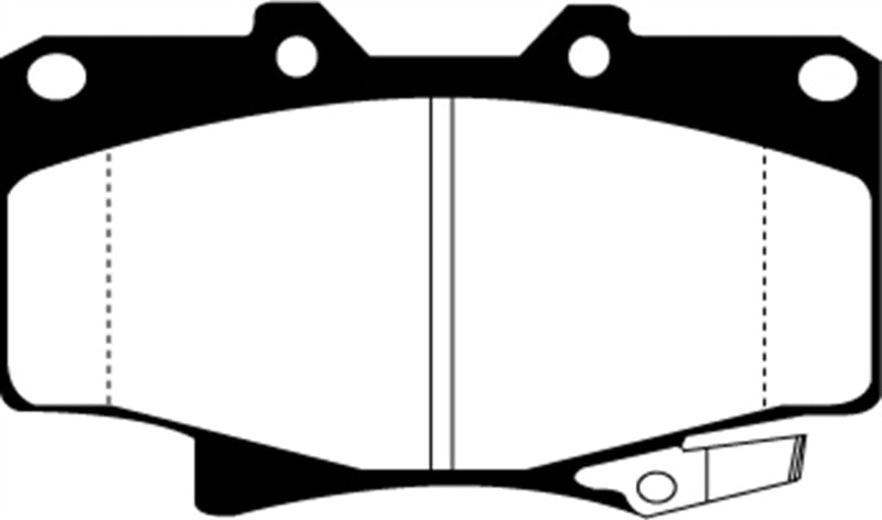EBC DP6992 96-97 Lexus LX450 4.5 Greenstuff Front Brake Pads