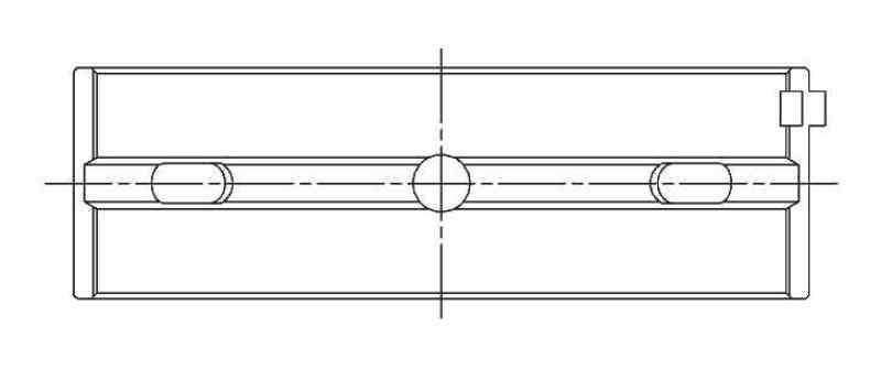 ACL 4M2633H-.25 Nissan VQ35DE 3.5L-V6 0.25 Oversized High Performance Main Bearing Set