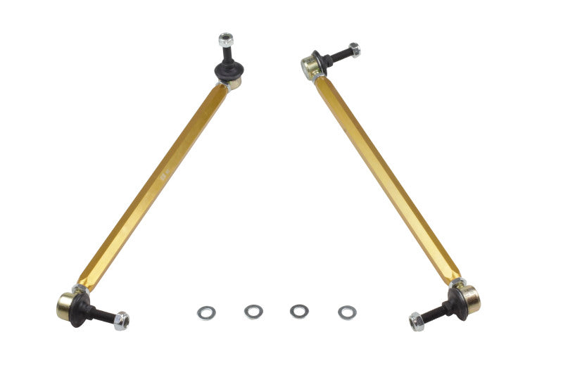 Whiteline KLC177 10+ Chevy Camaro FR Coupe Front Sway Bar - Link Assy H/D Adj Steel Ball (380mm C to C)