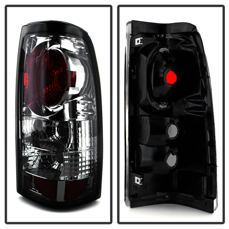 SPYDER 5002099 Spyder Chevy Silverado 1500/2500 99-02 (Not Stepside) Euro Style Tail Lights Smke ALT-YD-CS99-SM