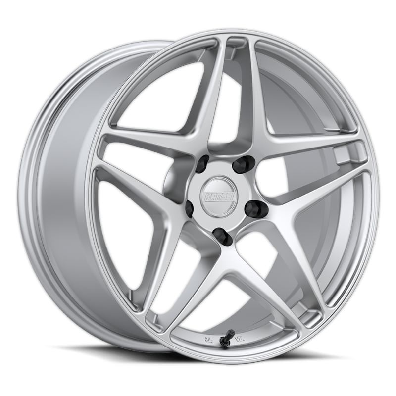 Kansei K15H-188512+35 K15G Astro 18x8.5in / 5x114.3 BP / 35mm Offset / 73.1mm Bore - Hyper Silver Wheel