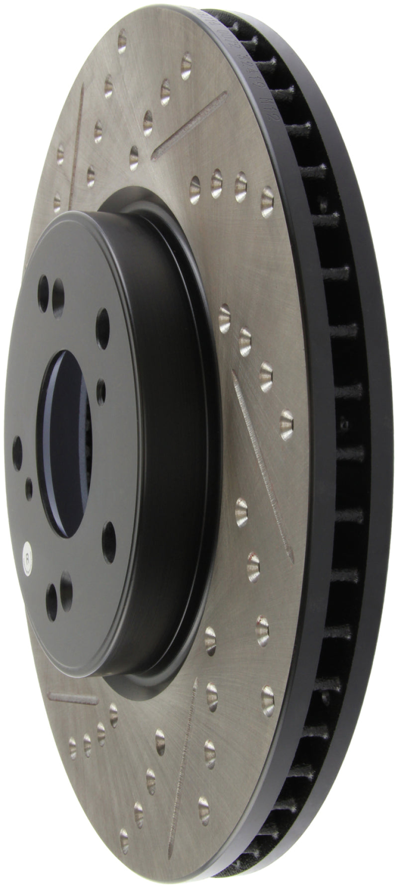 Stoptech 127.40086R StopTech Slotted & Drilled Sport Brake Rotor Front Right 13 Honda Accord Sport