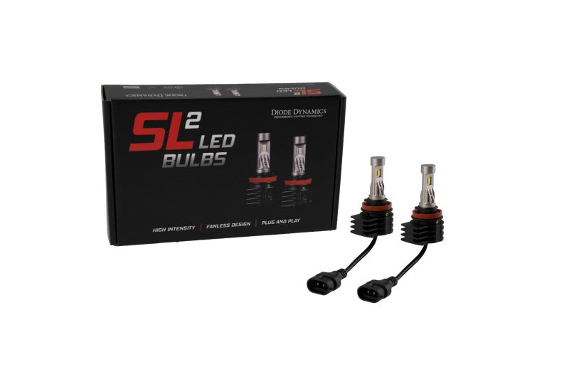 Diode Dynamics DD0467P H11/H8/H9 White SL2 LED Bulbs (pair)