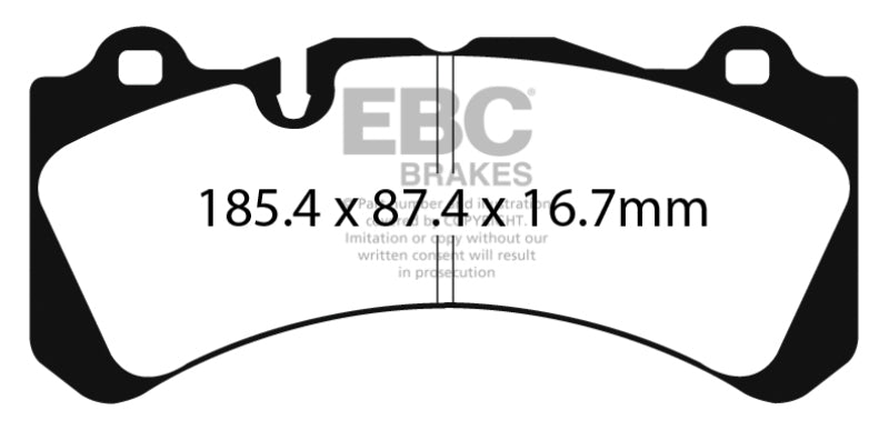 EBC DP4071R 2014+ Volvo S60 Polestar/V60 Polestar 3.0T Yellowstuff Front Brake Pads