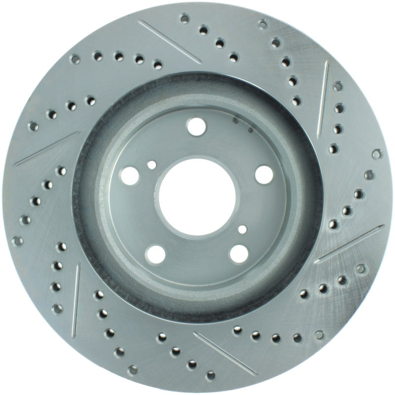 Stoptech 227.44146R StopTech Select Sport 11-16 Toyota Avalon/ 11-17 Camry SportStop Slotted & Drilled Right Front Rotor