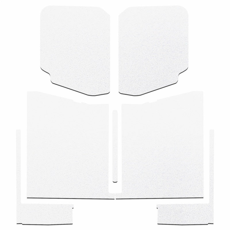 DEI 50185 20-22 Jeep Gladiator JT 4-Door Boom Mat Complete Headliner Kit - 7 Piece - White