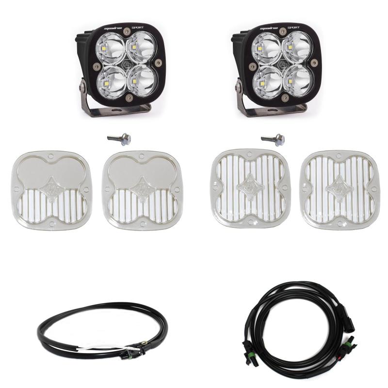 Baja Designs 447755UP 2021+ Ford Bronco A Piller Light Kit Squadron Sport Spot w/Upfitter