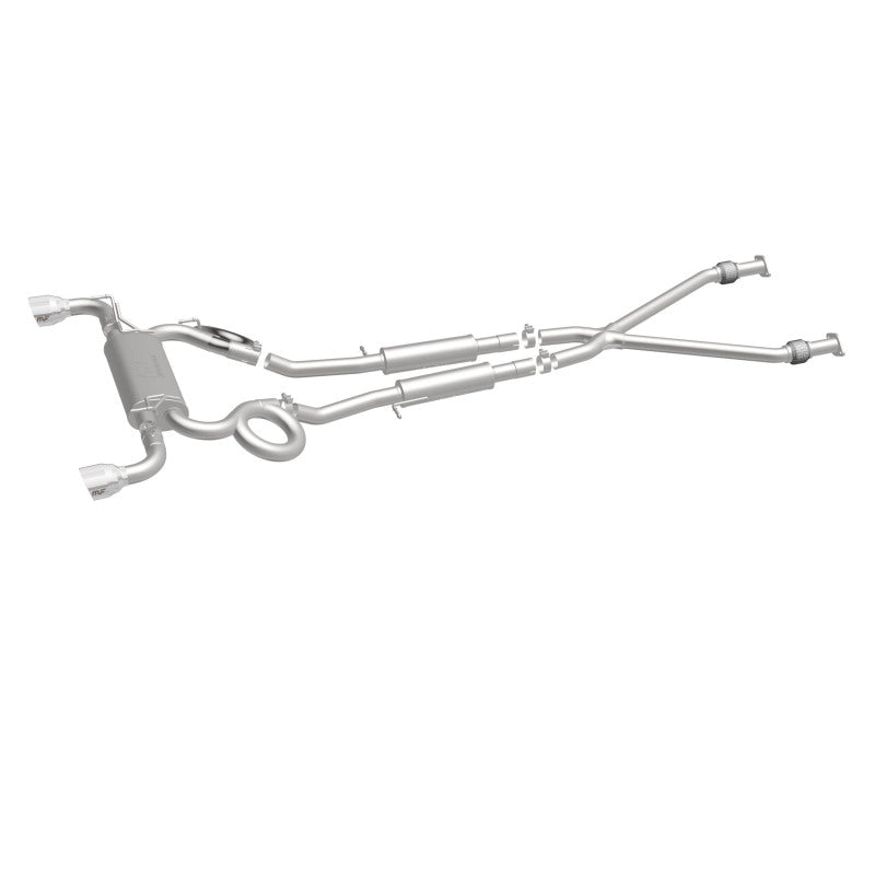 Magnaflow 19135 MagnaFlow Cat-Back 09-17 Nissan 370Z V6 3.7L Street Series SS 2.25in Dual Split Rear Exit Exhaust