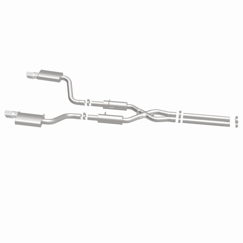 Magnaflow 15494 MagnaFlow 11-12 Dodge Charger SRT-8 Hemi Dual Split Rear Exit Stainless Cat-Back Performance Exhaust