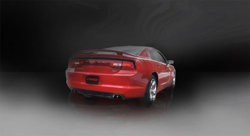 CORSA Performance 14522BLK Corsa 2011-2014 Dodge Charger R/T 5.7L V8 Black Xtreme Cat-Back Exhaust