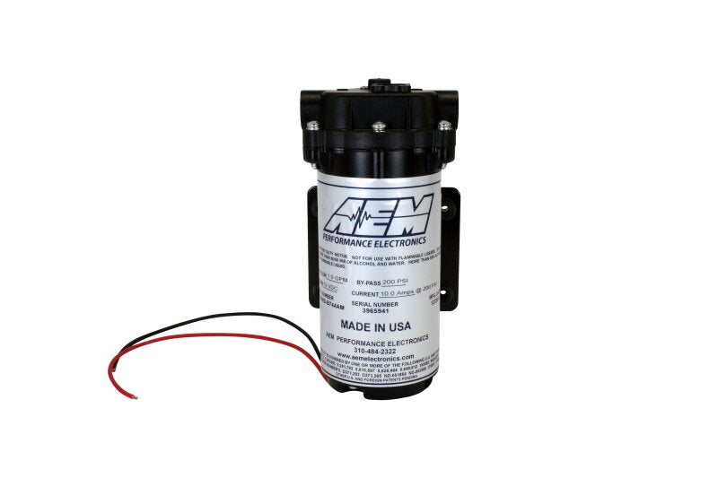 AEM 30-3015 Water / Methanol Injection 6-Amp Recirculation-Style Pump 200psi for One-Gallon Kit **replacemen