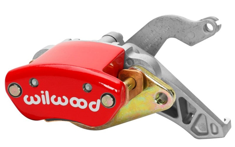 Wilwood 120-12070-RD Caliper-MC4 Mechanical-L/H - Red w/ Logo 1.19in Piston .81in Disc