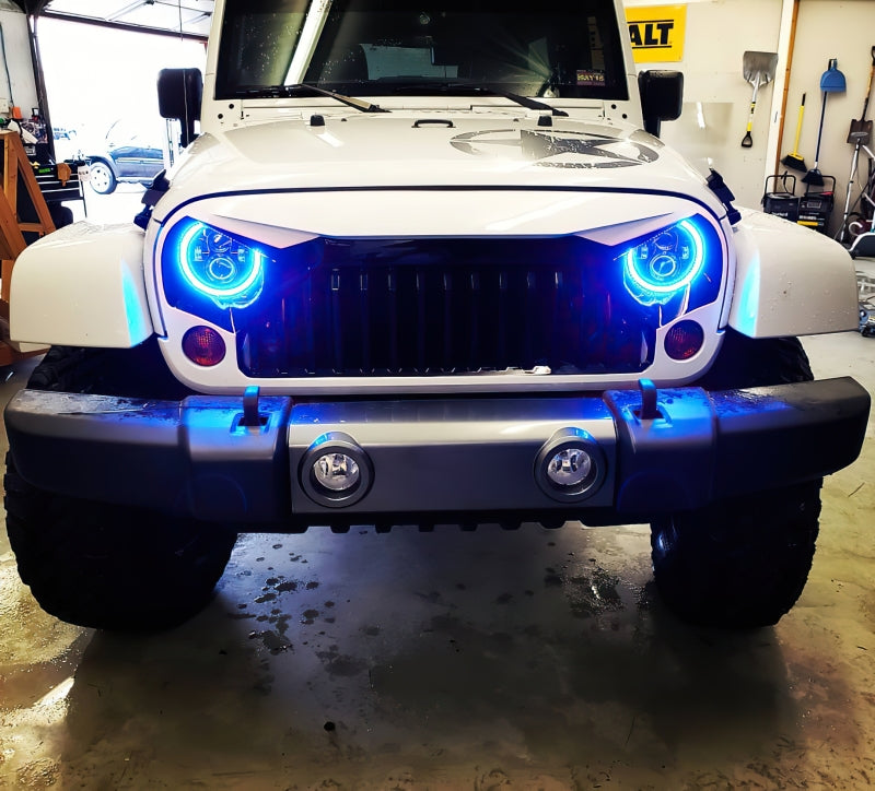 ORACLE Lighting 5769-334 Oracle 7in High Powered LED Headlights - Black Bezel - ColorSHIFT No Controller SEE WARRANTY