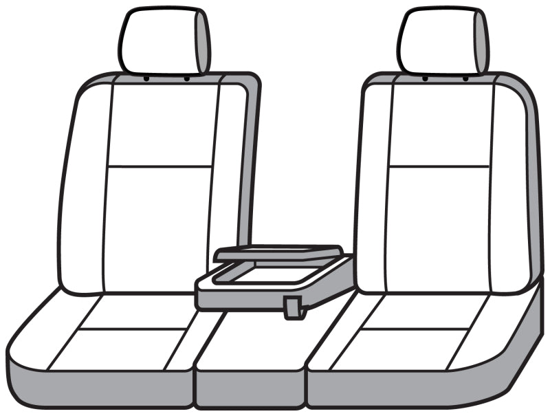 Covercraft SS3492PCGY 19-24 Chevrolet Silverado Polycotton Front Row Seat Covers - Grey