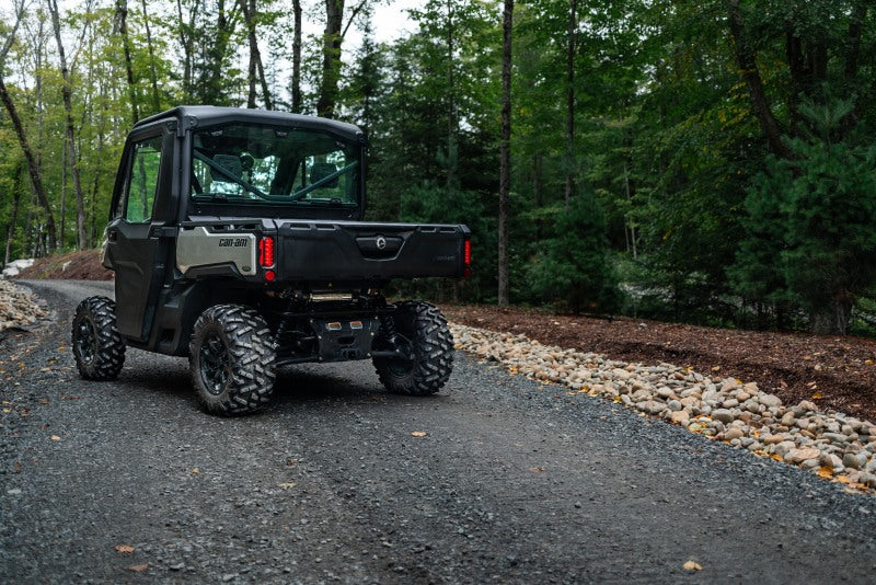 MBRP AT-9212PT 16-20 Can-Am Defender 1000 5in Single Slip-On Performance Series Exhaust System