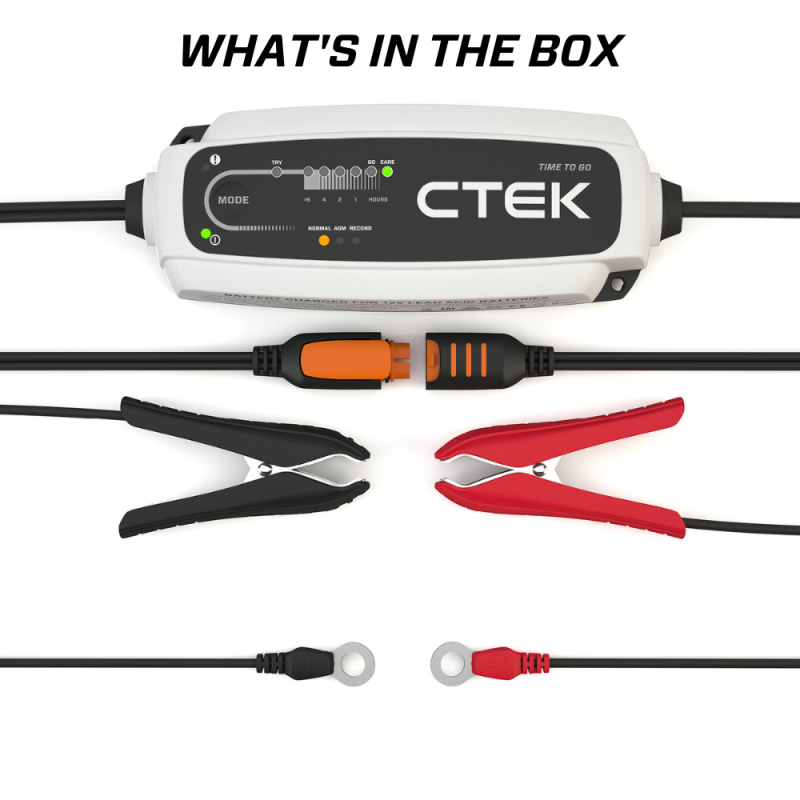 CTEK 40-255 Battery Charger - CT5 Time To Go - 4.3A