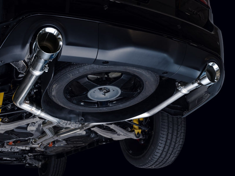 AWE Tuning 3020-32952 18-23 Dodge Durango SRT & Hellcat Track Edition Exhaust - Chrome Silver Tips