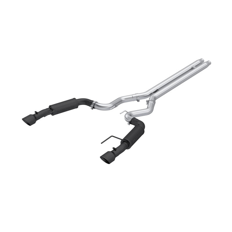 MBRP S7253BLK 2024Ford Mustang GT S650, 5.0 3in Cat-Back Dual Split Black-Coated Aluminized Steel