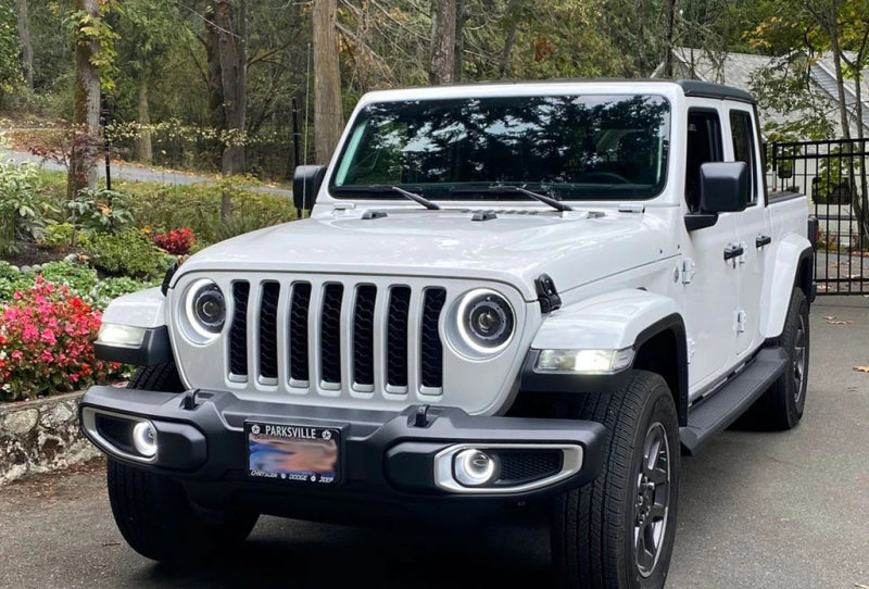 ORACLE Lighting 5846-334 Oracle Jeep Wrangler JK/JL/JT High Performance W LED Fog Lights - w/o Controller SEE WARRANTY