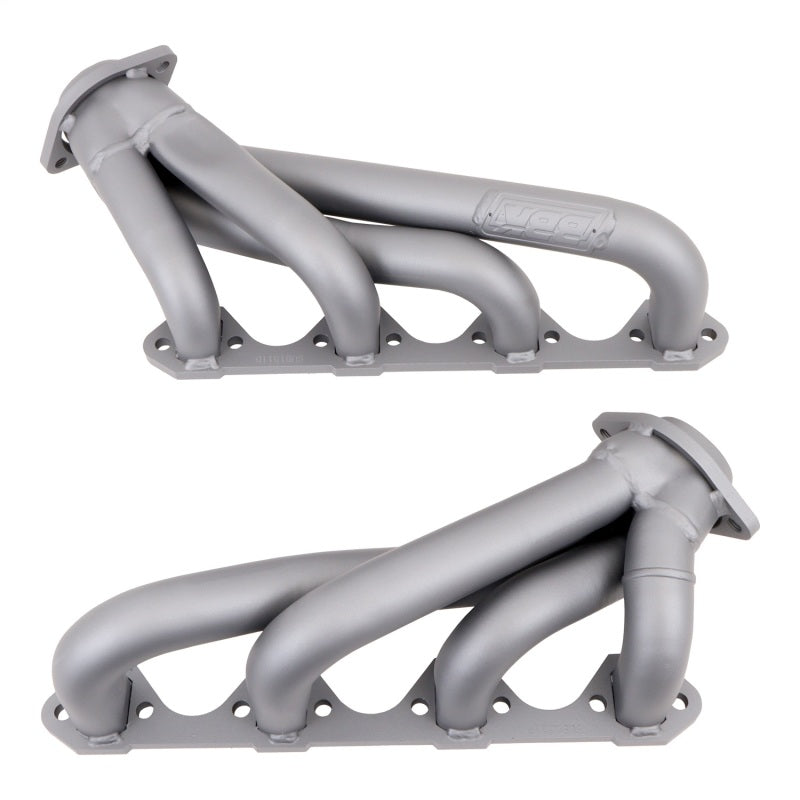 BBK 1511 79-93 Mustang 351 Swap Shorty Unequal Length Exhaust Headers - 1-5/8 Titanium Ceramic